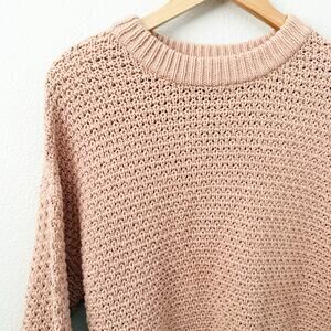 UNIVERSAL THREAD | Muted Rose Coral Peach Knit Sweater Oversized | Size Large